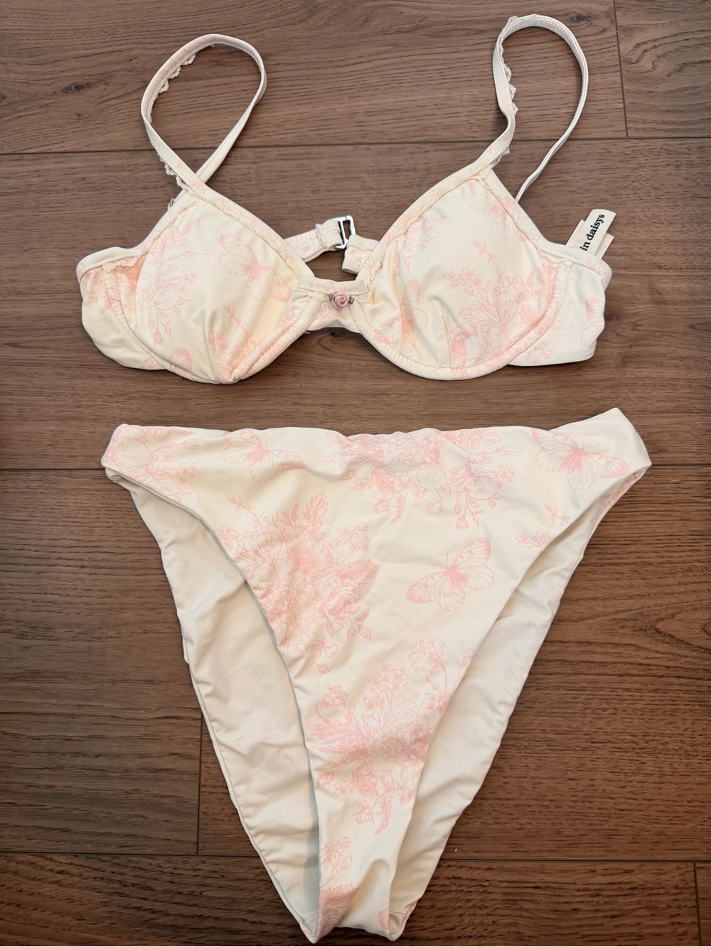Dippin Daisy’s Butterfly Floral Bikini Set Medium